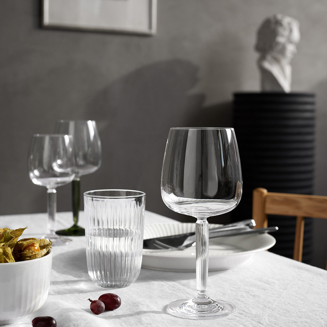 Hammershoi White Wine Glass, Clear, 16.6 oz.