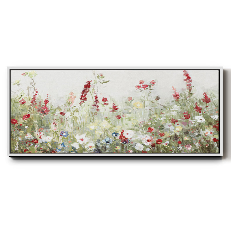 Sweet Spring Meadow - toile encadrée, H 12 po x l 30 po