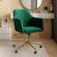 Chaise de travail en velours Eramus-2132975372-2132975374