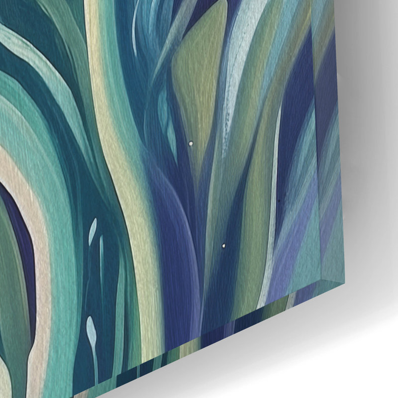  Art mural en verre acrylique surréel par Svetlana Aleynikova, H 16 po x l 12 po x P 0,13 po