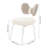 Elegant Butterfly Makeup Vanity Stool With Backrest