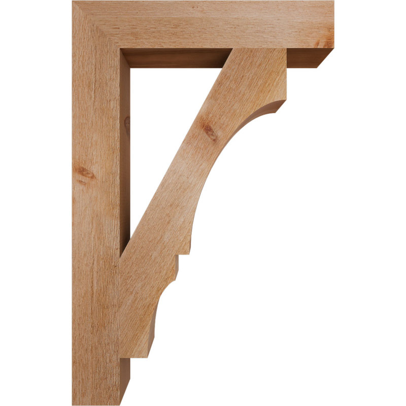 Support pour scie rugueuse en bloc de l 4 po x l 22 po x H 34 po Balboa, Cèdre rouge de l'Ouest brut