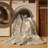 Machine Washable Wynsum Rustic Stone Rug in Gray – Beige Binding-492218331