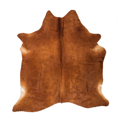 Myrtletown Novelty 2 cm x 1.75 cm Animal Print Cowhide Flatweave Area Rug