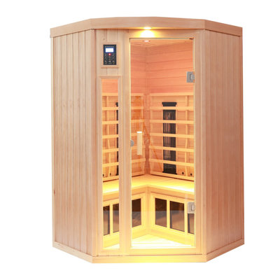 DYD Indoor FAR Infrared Sauna in Birch -  DYD- sauna room-A
