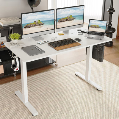 Bureau de travail électrique à hauteur réglable