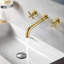 Robinet de lavabo mural avec drain escamotable (sans trop-plein)-117992890