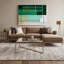 «Hard Edge», art mural sur toile vert 50-1518363072