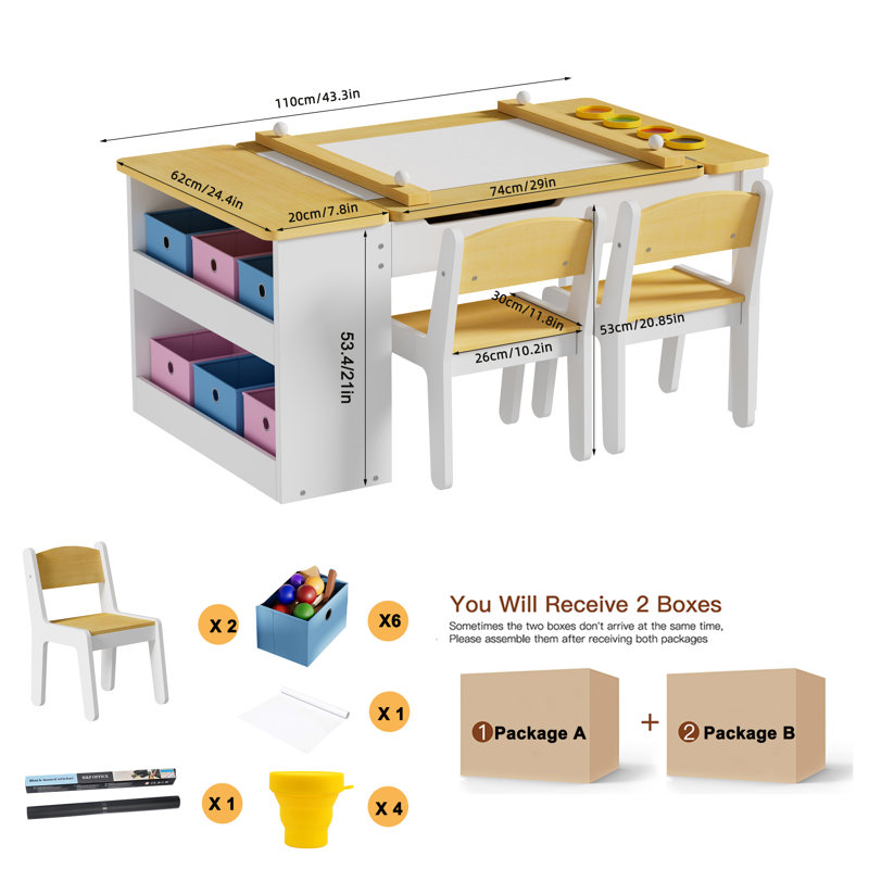 Ensemble de table et chaises Aatish Kids