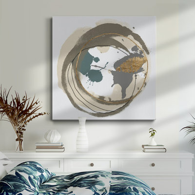 Toile tendue circulaire I-Premium Gallery - prêt à accrocher