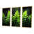 Toile naturelle avec cadre flottant