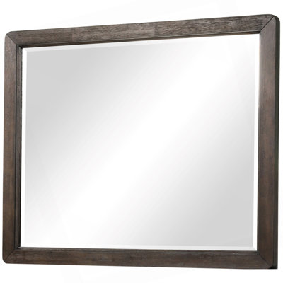 Miroir brun antique