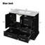 Meuble-lavabo traditionnel 36 "avec lavabo en céramique-725860905