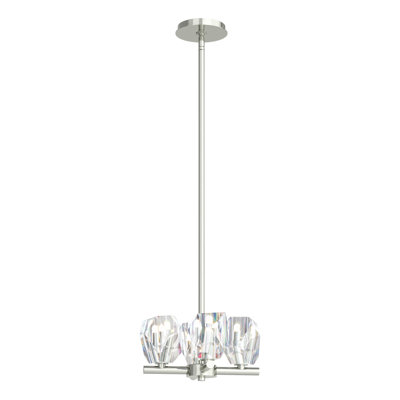 Lustre classique / traditionnel à 4 lumières avec détails en cristal Gatsby