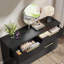 5 commode pour la chambre à coucher, commode en bois pour le salon, couloir, entrée, noir