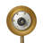 Contemporary Glam 1-Light Dew Fluted Glass Globe Wall Sconce