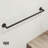 VIGO Arden 4-Piece Matte Black Bathroom Hardware Set with 24-in Towel Bar, Toilet Paper Holder, Hand Towel Holder and Hook-124825244