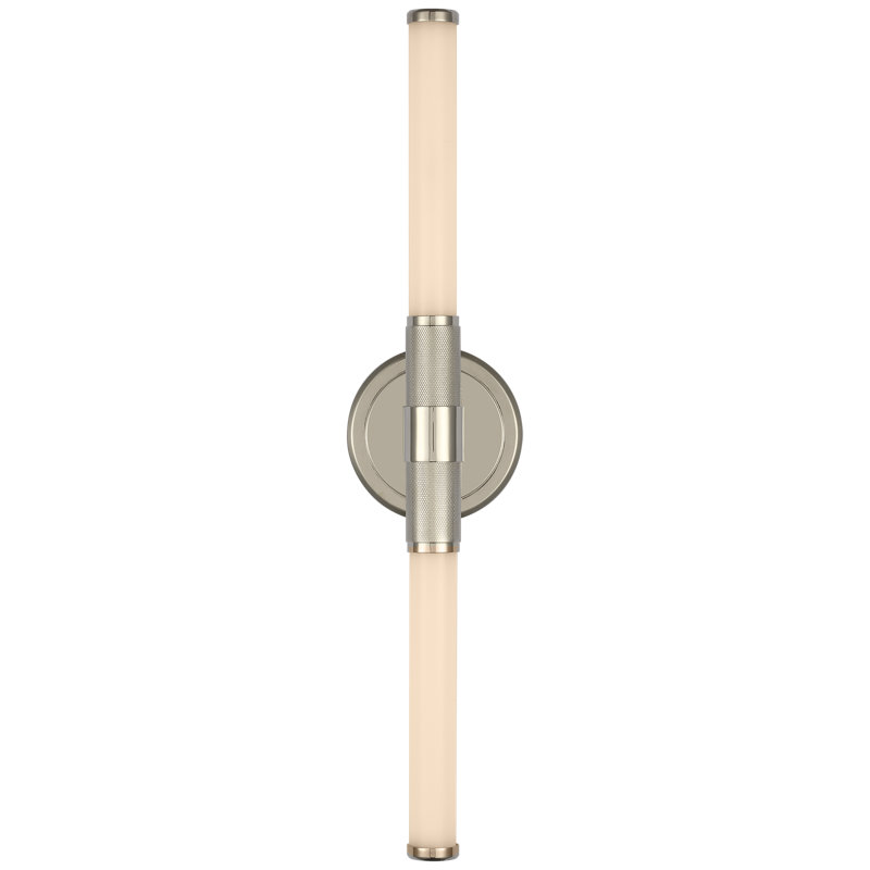 Ralph Lauren Barrett 21" Up and Down Bath Light with White Glass, Polished Nickel