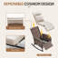 Chaise berçante inclinable avec dossier et repose-pieds Arcturus-364302607-364302595