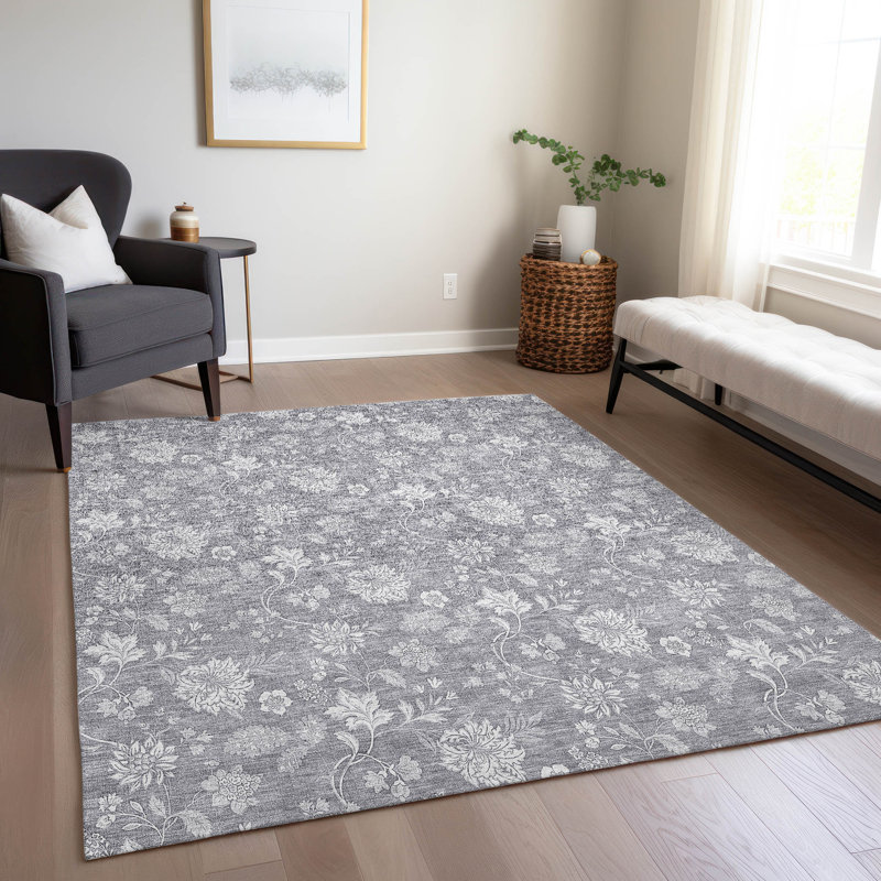 Tapis intérieur / extérieur Myqueal, Rectangle 1 pi 8 po x 2 pi 6 po