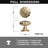 1.27" Diameter Mushroom Knob Multipack-110819018