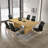 94" Einar Rectangular Dining Table, Natural Finish