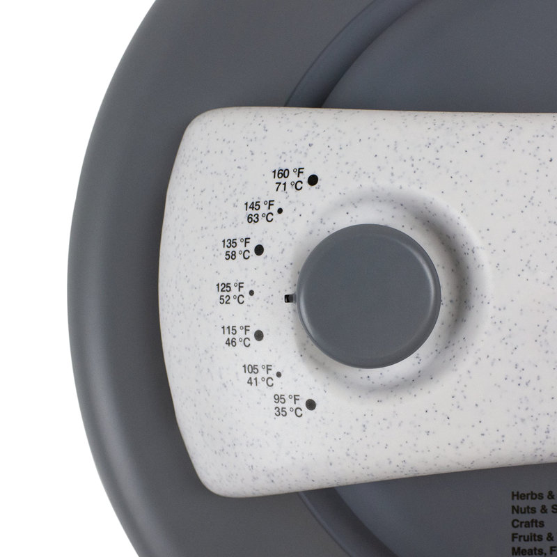 Nesco Snackmaster 4-Tray Gray and White Food Dehydrator
