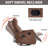 Heat Massage Manual Recliner Chair With Rocker And Swivel-2128909812