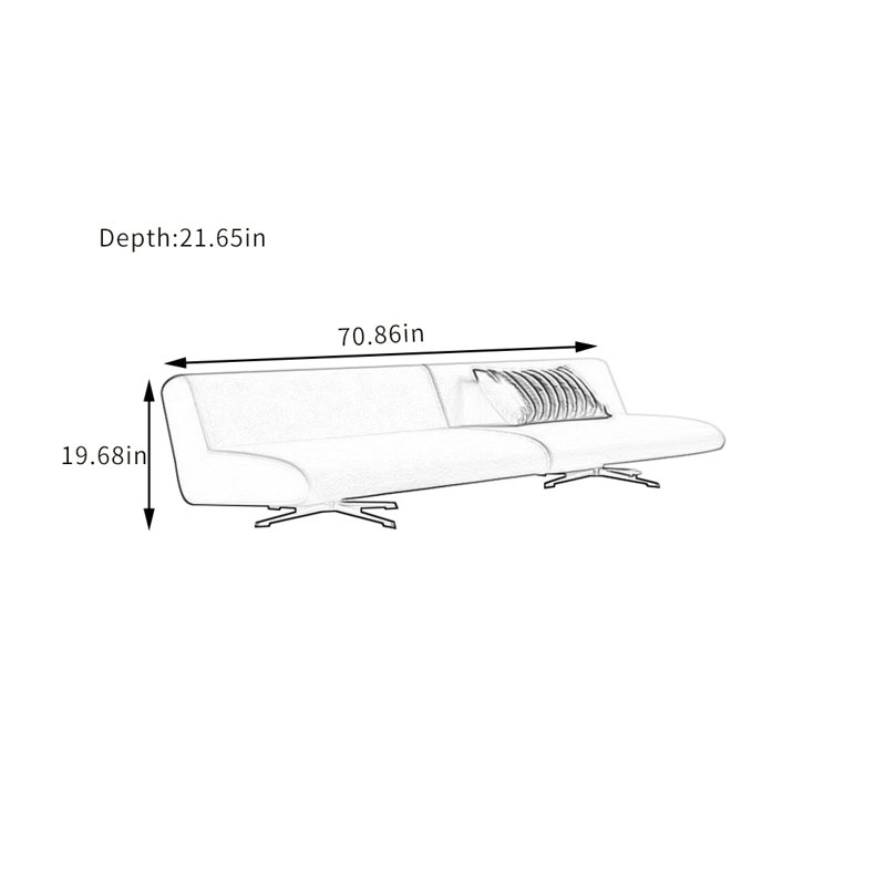 Tabouret de lit - Confortable, qualité de vie 70,86, Café