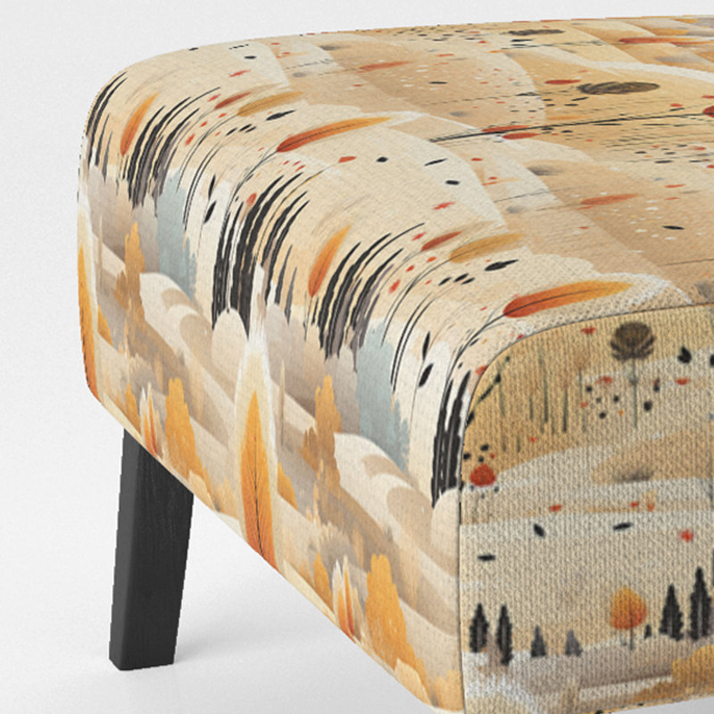 Fauteuil de chambre Beige Meadow Flowers Boho