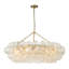 Theresa Cluster Chandelier with Glass Accents-16554914-16554915