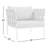 Harmony Outdoor Patio Aluminum Armchair-1038288398