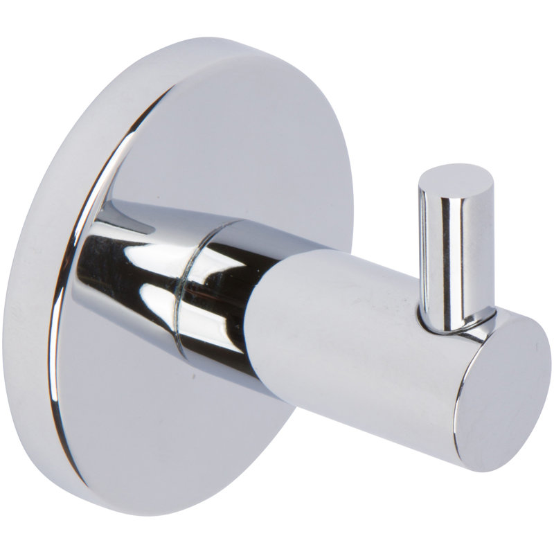 Wall Mounted Robe Hook, Polished Chrome