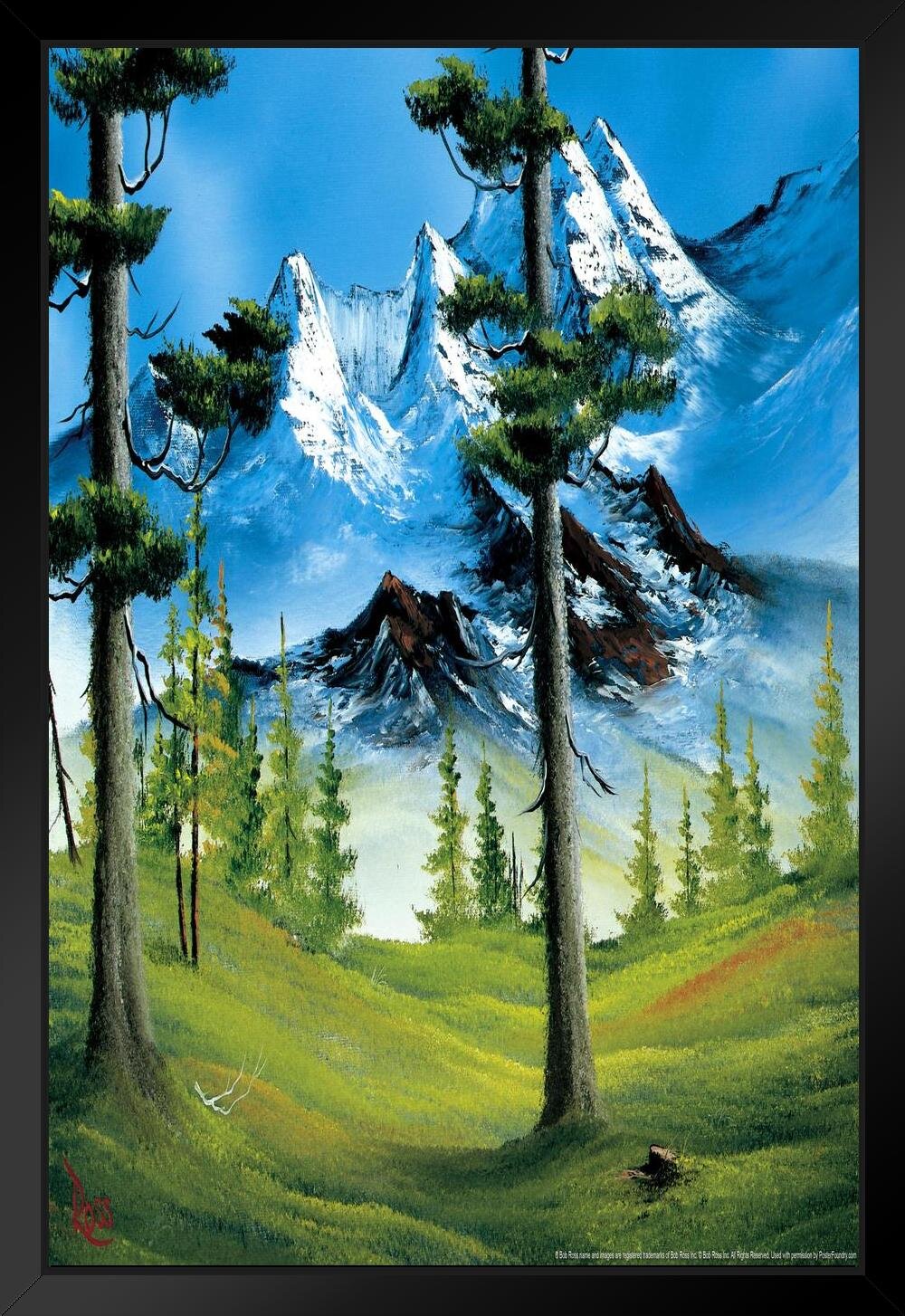 Bob Ross paint by numbers kit