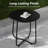 Round Patio Table Outdoor Side table for Patio Poolside Garden -108973249-108973251