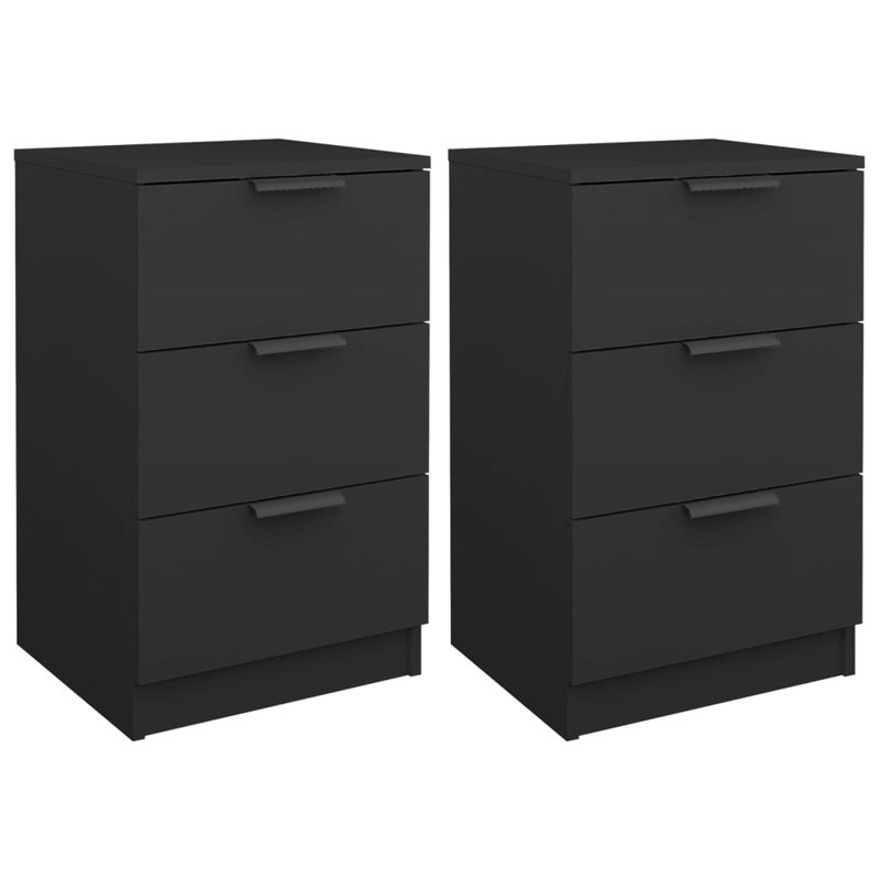 40cm W Manufactured Wood Bedside Table