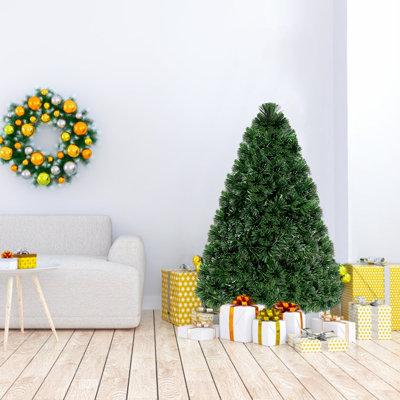 36' H Lighted Artificial Pine Christmas Tree