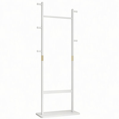 Porte-manteaux en bois massif, robuste et écologique, facile à assembler, esthétique, pouvant être placé dans la chambre, l'entrée ou le salon.