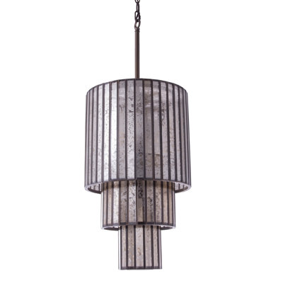 Alex 6 - Light Dimmable Tiered Chandelier