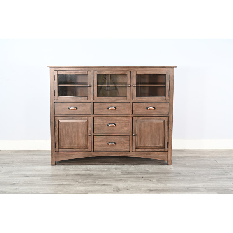 Milik 59'' Solid Wood Sideboard