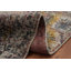 Tapis abstrait chaud 7 x 8 pour maisons contemporaines