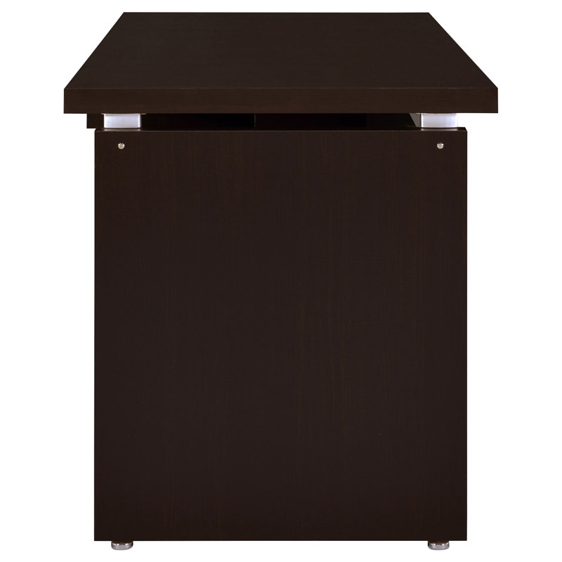 Bureau d'ordinateur en L 83 pouces Ulloa Cappuccino (sans la chaise)