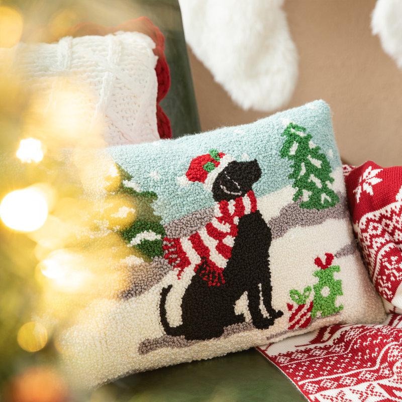 Appliqued Throw Pillow