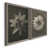 Toile avec cadre gris