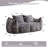 Giant Bean Bag Couch For Adults,  Soft Fluffy Loveseat Bean Bag Sofa, Oversized Chase Lounge Chair Indoor For Living Room Bedroom, No Assembly Required Cozy Reading Chair With Pillows-1034468511