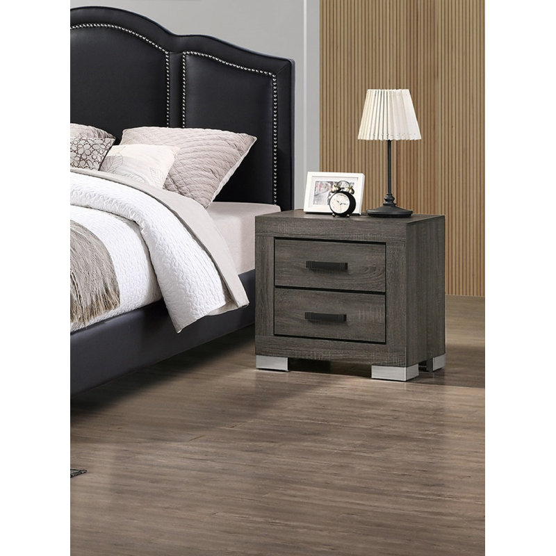 Table de chevet en bois