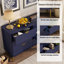 Commode décorative 3 tiroirs (bleu)