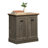 Utility Stand With Adjustable Shelves, Brown Finish