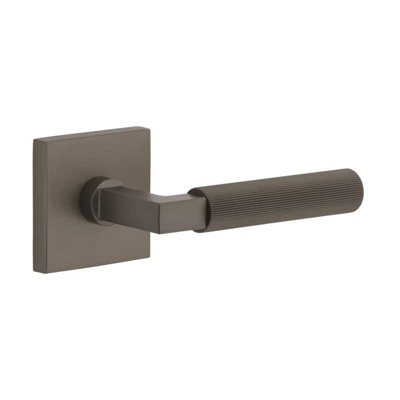 Door Lever with Square Rosette