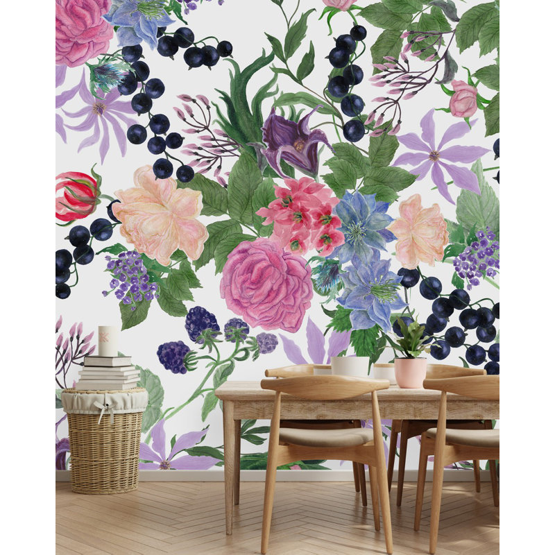 Peel & Stick Wall Mural, 10.42' W x 10.42' L